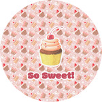 Sweet Cupcakes Multipurpose Round Labels - 2"