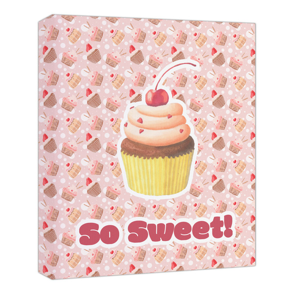 Custom Sweet Cupcakes Canvas Print - 20x24 (Personalized)