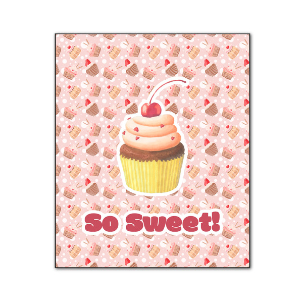 Custom Sweet Cupcakes Wood Print - 20x24 (Personalized)