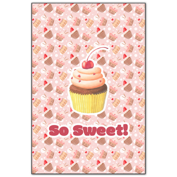 Custom Sweet Cupcakes Wood Print - 20x30 (Personalized)