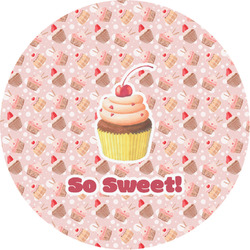 Sweet Cupcakes Multipurpose Round Labels - 3"