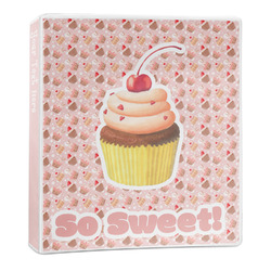 Sweet Cupcakes 3-Ring Binder - 1 inch (Personalized)