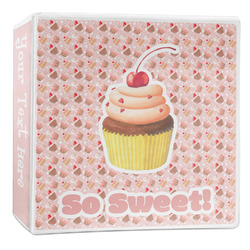 Sweet Cupcakes 3-Ring Binder - 2 inch (Personalized)