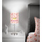 Sweet Cupcakes 8 inch drum lamp shade - in room