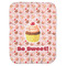 Sweet Cupcakes Baby Swaddling Blanket w/ Name or Text