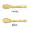 Sweet Cupcakes Bamboo Spoons - Single Sided - APPROVAL