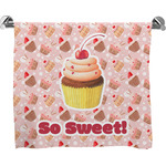 Sweet Cupcakes Bath Towel w/ Name or Text