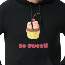 Sweet Cupcakes Hoodie - Black - Medium (Personalized)