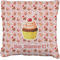 Sweet Cupcakes Burlap Pillow 22"