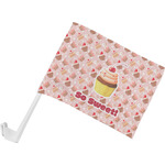 Sweet Cupcakes Car Flag - Small w/ Name or Text