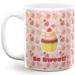 Sweet Cupcakes 11 Oz Coffee Mug - White (Personalized)