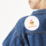 Sweet Cupcakes Twill Iron On Patch - Custom Shape - Large (Personalized)