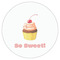 Sweet Cupcakes Drink Topper - Small - Single