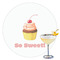 Sweet Cupcakes Drink Topper - XLarge - Single with Drink