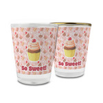 Sweet Cupcakes Glass Shot Glass - 1.5 oz (Personalized)