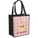 Sweet Cupcakes Grocery Bag w/ Name or Text