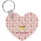 Sweet Cupcakes Heart Keychain (Personalized)