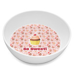 Sweet Cupcakes Melamine Bowl - 8 oz (Personalized)