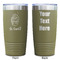 Sweet Cupcakes Olive Polar Camel Tumbler - 20oz - Double Sided - Approval