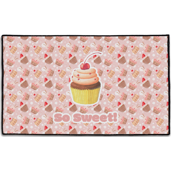 Custom Sweet Cupcakes Door Mat - 60"x36" w/ Name or Text