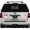 Sweet Cupcakes Personalized Square Car Magnets on Ford Explorer