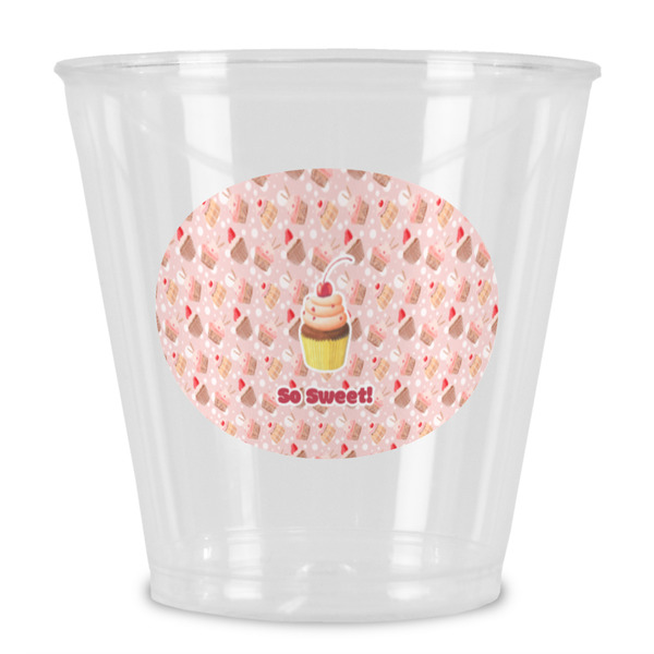 Custom Sweet Cupcakes Plastic Shot Glass (Personalized)