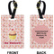 Sweet Cupcakes Rectangle Luggage Tag (Front + Back)