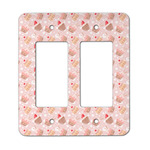 Sweet Cupcakes Rocker Style Light Switch Cover - Two Switch