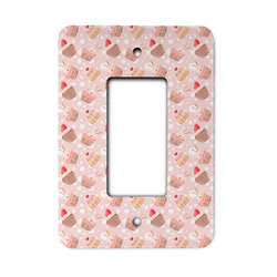 Sweet Cupcakes Rocker Style Light Switch Cover - Single Switch