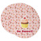 Sweet Cupcakes Round Paper Coaster - Main