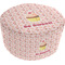 Sweet Cupcakes Round Pouf Ottoman (Top)