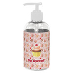 Sweet Cupcakes Plastic Soap / Lotion Dispenser (8 oz - Small - White) (Personalized)