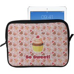 Sweet Cupcakes Tablet Case / Sleeve - Large w/ Name or Text