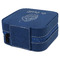 Sweet Cupcakes Travel Jewelry Boxes - Leather - Navy Blue - View from Rear