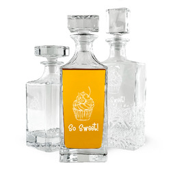 Sweet Cupcakes Whiskey Decanter (Personalized)
