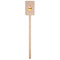 Sweet Cupcakes Wooden 6.25" Stir Stick - Rectangular - Single Stick