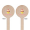 Sweet Cupcakes Wooden 6" Stir Stick - Round - Double Sided - Front & Back