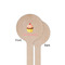 Sweet Cupcakes Wooden 6" Stir Stick - Round - Single Sided - Front & Back