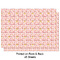 Sweet Cupcakes Wrapping Paper Sheet - Double Sided - Front