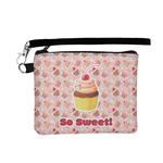 Sweet Cupcakes Wristlet ID Case w/ Name or Text