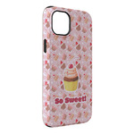 Sweet Cupcakes iPhone Case - Rubber Lined - iPhone 14 Plus (Personalized)