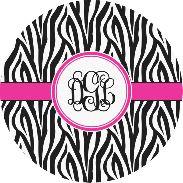 Custom Zebra Print Multipurpose Round Labels - 1" (Personalized)