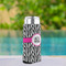 Zebra Print Can Cooler - Tall 12oz - In Context