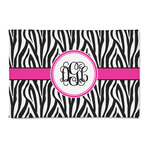 Zebra Print 2' x 3' Indoor Area Rug (Personalized)