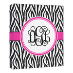 Zebra Print Canvas Print - 20x24 (Personalized)