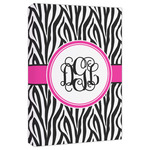 Zebra Print Canvas Print - 20x30 (Personalized)