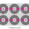 Zebra Print 3" Multipurpose Round Labels - Sheet