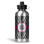Zebra Print Water Bottles - 20 oz - Aluminum (Personalized)