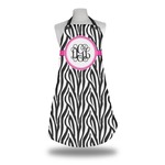 Zebra Print Apron w/ Monogram