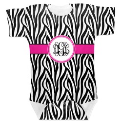 Zebra Print Baby Bodysuit 3-6 (Personalized)